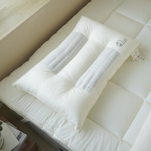 【中文原棉烫画荞麦枕】超柔烫画枕芯原棉酒店蓬松荞麦决明子酒店枕 商品图0