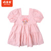 棉果果夏季女童纯棉泡泡短袖连衣裙M222701222285 商品缩略图0