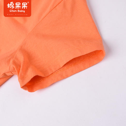 棉果果夏季男童纯棉短袖T恤柔软亲肤时尚M212140222319 商品图3