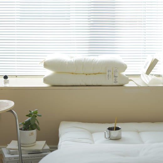 【中文原棉烫画分区枕】超柔烫画枕芯出口原棉酒店蓬松分区成人儿童学生酒店枕 商品图4