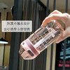 新款带吸管水杯带提绳刻度耐热大人不漏水小学生杯子 商品缩略图2