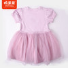 棉果果夏季女童纯棉纱纱短袖连衣裙M222701422305 商品缩略图6