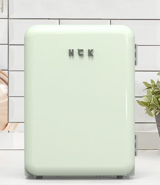 HCK哈士奇 BC-40RSA复古小冰箱家用单门小型客厅卧室静音节能冷藏 商品图1
