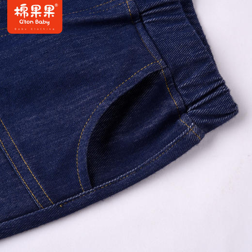 棉果果夏季男童纯棉针织七分裤M212201222277 商品图3