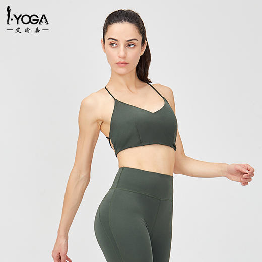 IYOGA 艾瑜嘉 美背裹胸小胸内衣女夏季薄款无钢圈运动健身速干性感绑带透气文胸 BRA074 商品图1