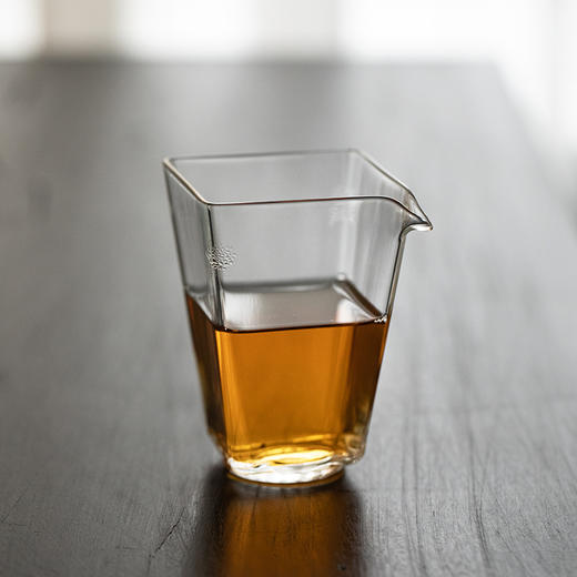 吉橙中式无把手玻璃公道杯高硼硅家用功夫茶品茗杯加厚耐高温茶具 商品图1