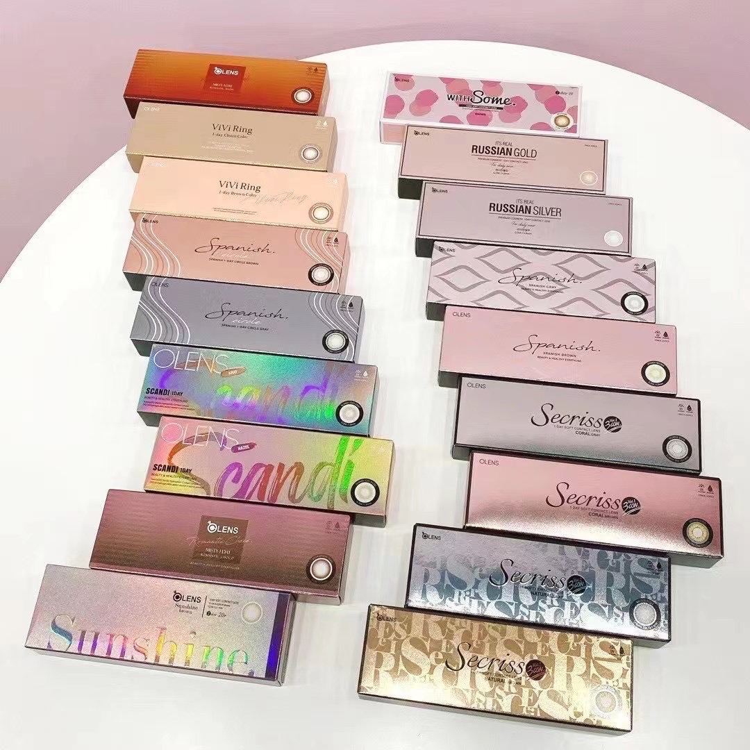 「日抛」韩国OLENS 日抛美瞳全系列 10片装 Viviring Spanish Double Glowy French Realring Moodnight Smoky FrenchShine