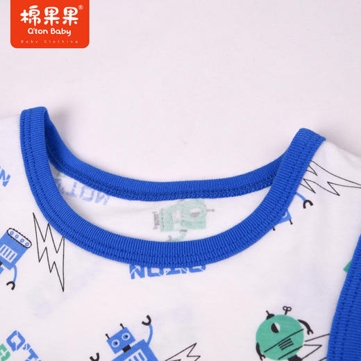 棉果果夏季男童纯棉满印背心M212170222323 商品图1