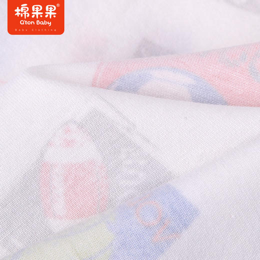 棉果果夏季男童纯棉满印短袖T恤可爱萌萌哒M212140222356 商品图5