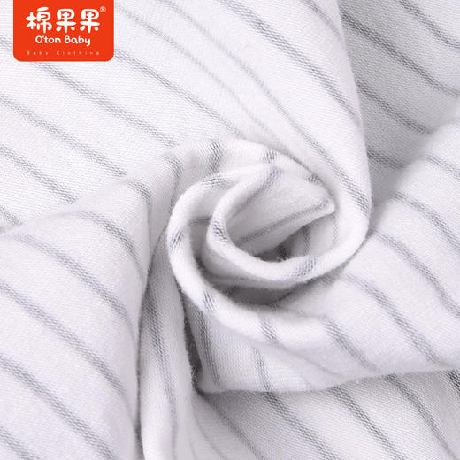 棉果果夏季男童纯棉条纹短袖T恤M212140222269 商品图1