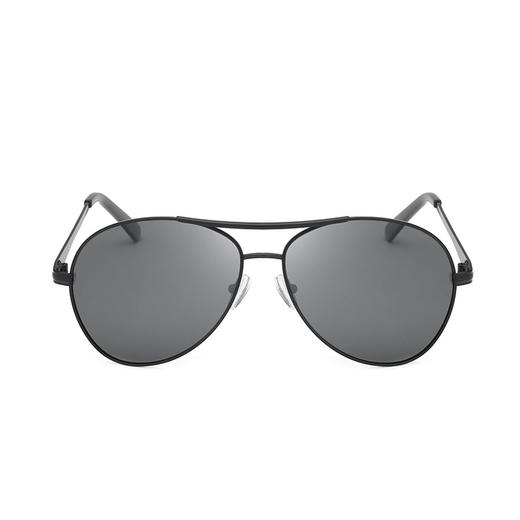 「买一送一，再送眼镜盒！偏光太阳镜」男女同款男女士偏光太阳镜 居家日用金属蛤蟆镜墨镜夜视偏光镜 商品图4