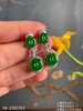 08-2182703，老坑帝王绿平安扣耳坠，79999 商品缩略图0