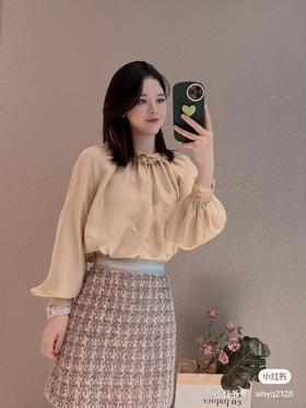 3楼阿玛施AMASS木耳边衬衣