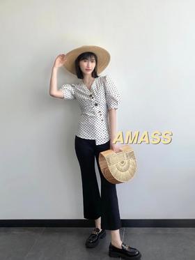 3楼阿玛施AMASS波点衬衣