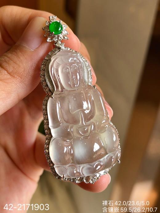 42-2171903，玻璃观音吊坠，39999 商品图3