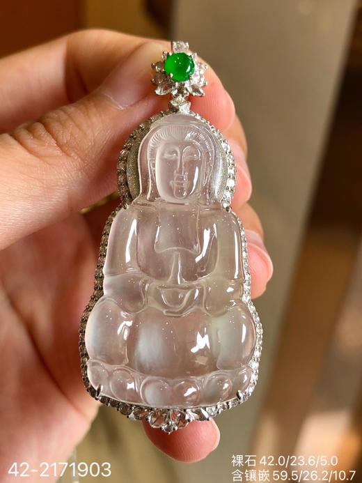 42-2171903，玻璃观音吊坠，39999 商品图5