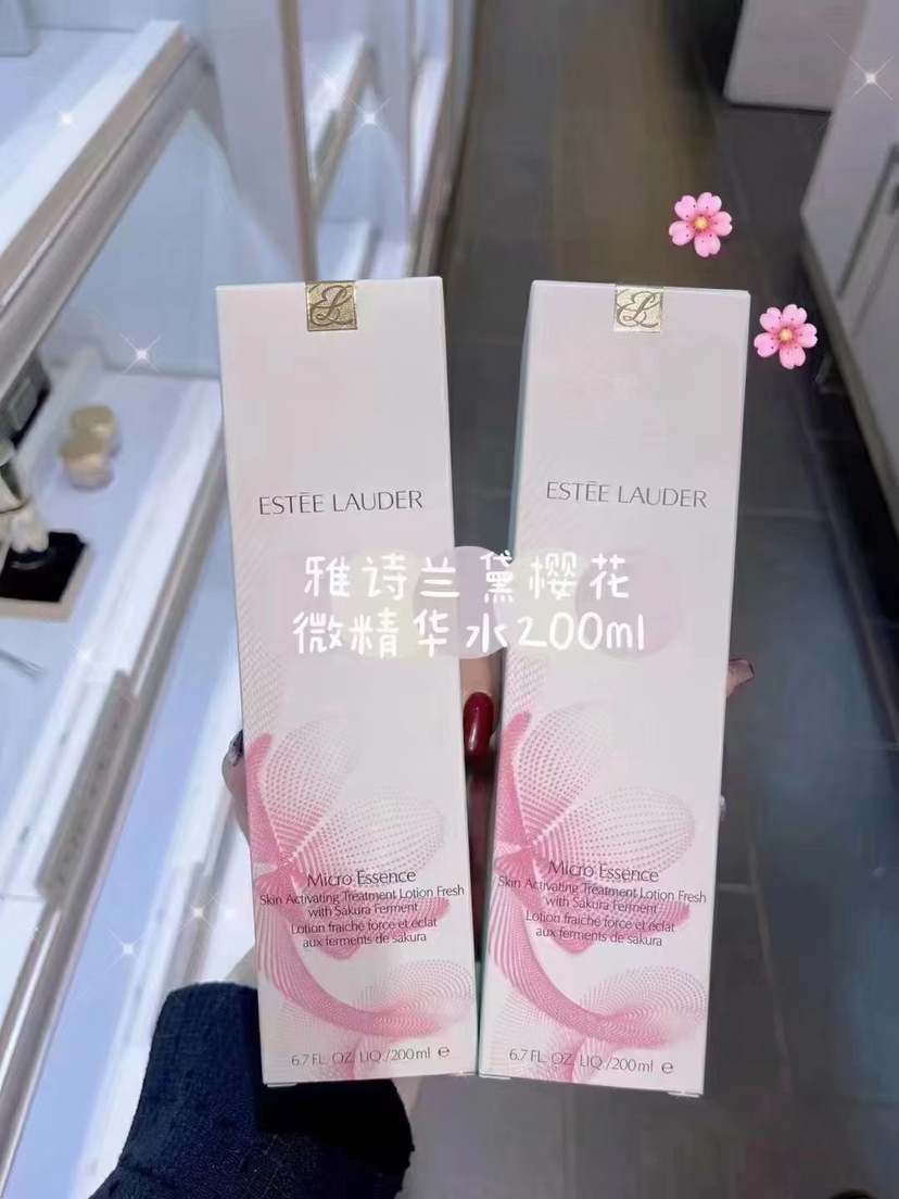 你们要的樱花水来了 🌸Estee lauder雅诗兰黛樱花微精华原生液200ml❤ ￥399🇺🇸直邮！国内￥900/瓶