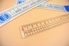 小天使有机波纹尺子15厘米20厘米2用尺学生透明波浪尺儿童绘图尺 商品缩略图0