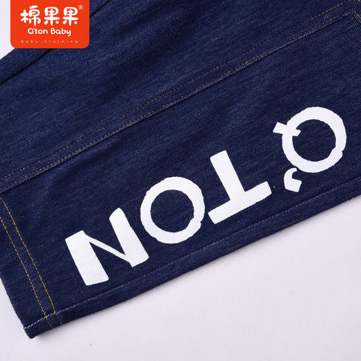 棉果果夏季男童纯棉针织七分裤M212201222277 商品图4