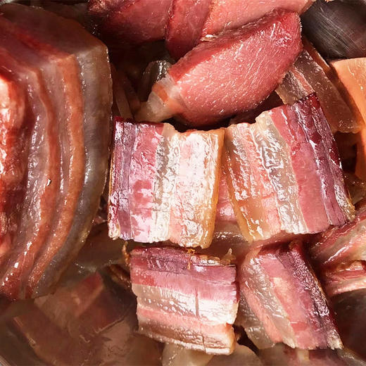 镇雄烟熏腊肉座尾三线猪脚腊肉10斤下单即送豆食粑带烧皮