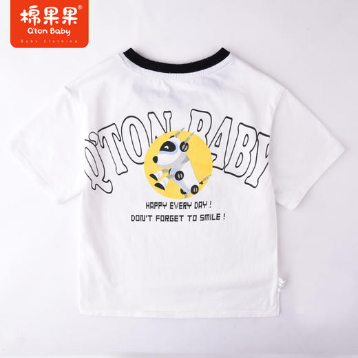 棉果果夏季男童纯棉短袖T恤M212140222326 商品图6