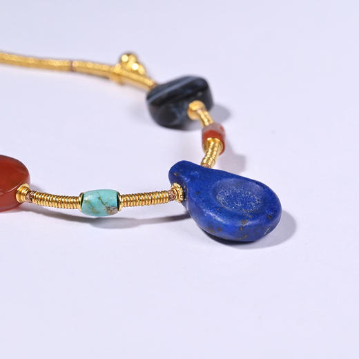 中亚千年青金石小勺“欢乐颂”多彩手串 商品图2