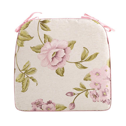 多样屋花锦绣防滑椅垫方形餐桌椅垫椅子坐垫田园风 商品图2