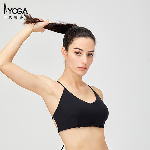 IYOGA 艾瑜嘉 美背裹胸小胸内衣女夏季薄款无钢圈运动健身速干性感绑带透气文胸 BRA074 商品图2