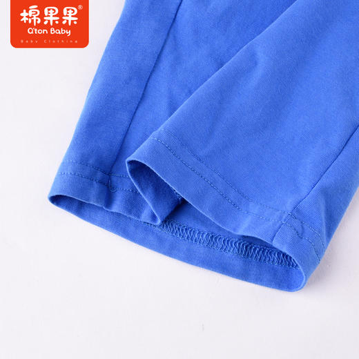 棉果果夏季男童纯棉针织七分工装裤M212201222275 商品图3
