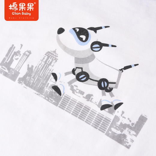 棉果果夏季男童纯棉短袖T恤M212140222326 商品图2
