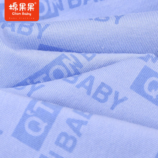 棉果果夏季男童字母纯棉满印短袖T恤时尚M212140222350 商品图5