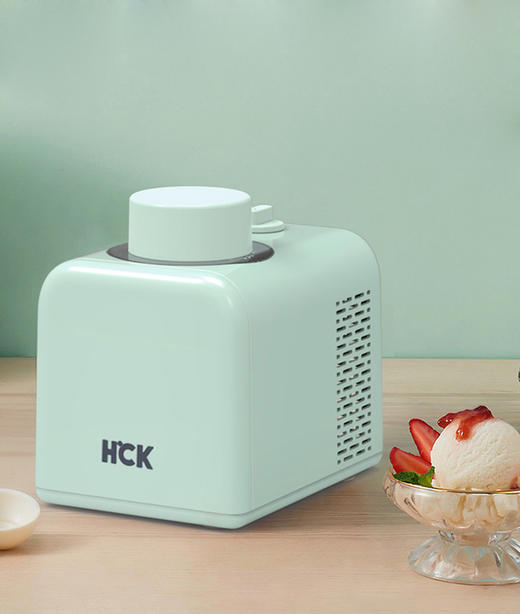 HCK哈士奇冰淇淋机家用小型自制迷你水果雪糕DIY冰激凌甜筒机 商品图2
