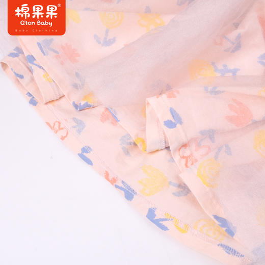 棉果果夏季女童纯棉网纱短袖连衣裙M222701222259 商品图3