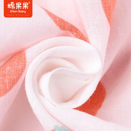 棉果果夏季女童纯棉印花短袖连衣裙M222701222257 商品图3