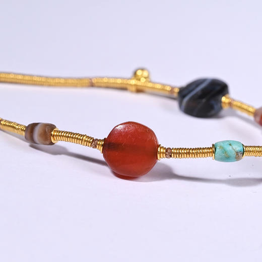 中亚千年青金石小勺“欢乐颂”多彩手串 商品图3