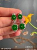 08-2182703，老坑帝王绿平安扣耳坠，79999 商品缩略图1