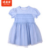 棉果果夏季女童纯棉纱纱短袖连衣裙M222701422304 商品缩略图1