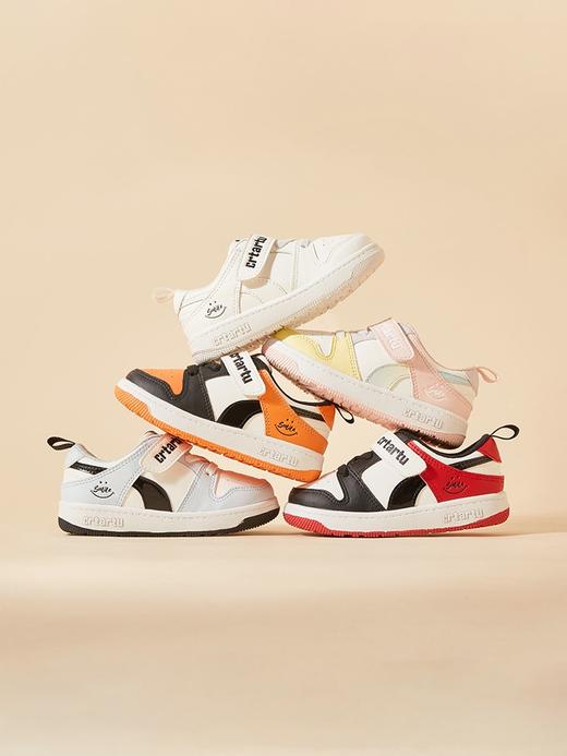 卡特兔童鞋儿童板鞋女童小白鞋运动鞋春秋款中大童休闲鞋机能鞋子 商品图3