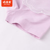 棉果果夏季女童纯棉花边翻领短袖T恤气质M222140222291 商品缩略图5