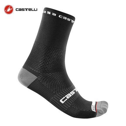 正品蝎子castelli Rosso Corsa Pro 15cm 夏季男女骑行袜透气排汗 商品图2