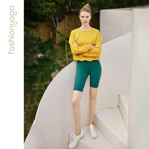 凡圣瑜伽带兜运动瑜伽五分裤FC12503  商品图10