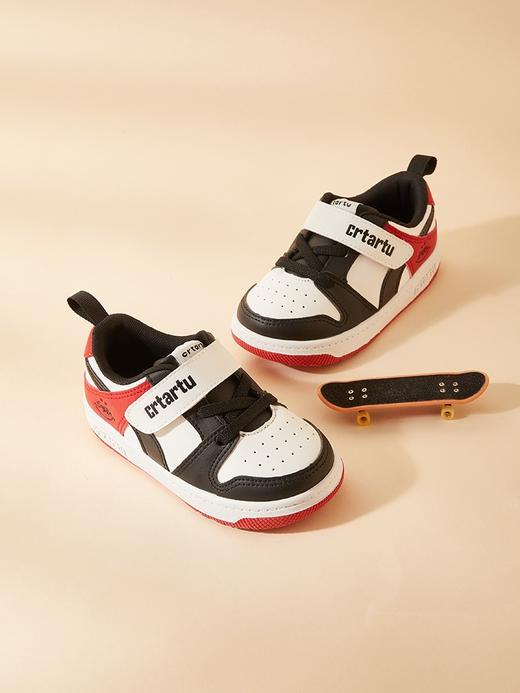 卡特兔童鞋儿童板鞋女童小白鞋运动鞋春秋款中大童休闲鞋机能鞋子 商品图2