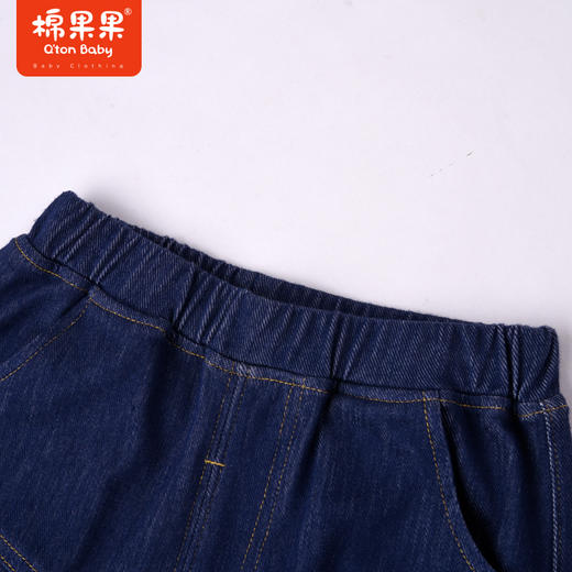 棉果果夏季男童纯棉针织七分裤M212201222277 商品图2