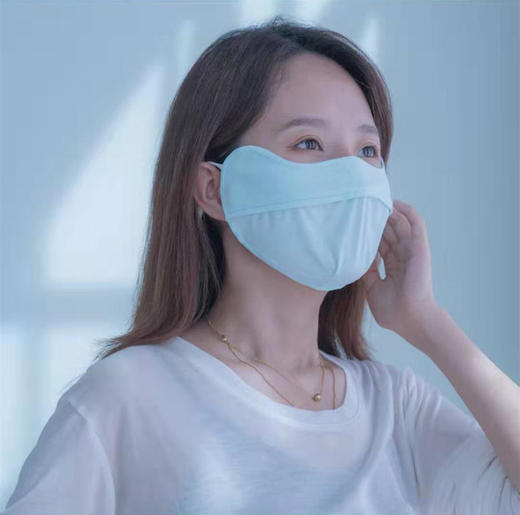 「夏季冰丝防晒口罩！数款颜色可选」夏季冰丝防晒口罩女 居家日用遮阳面罩护脸骑行防尘面纱护眼角脸罩配饰 商品图6