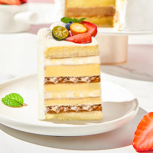 春日限定-莓好春光 6寸高款蛋糕  提前4小时下单，免费送货上门 商品图4