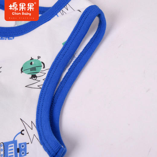 棉果果夏季男童纯棉满印背心M212170222323 商品图2