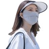 「夏季冰丝防晒口罩！数款颜色可选」夏季冰丝防晒口罩女 居家日用遮阳面罩护脸骑行防尘面纱护眼角脸罩配饰 商品缩略图4