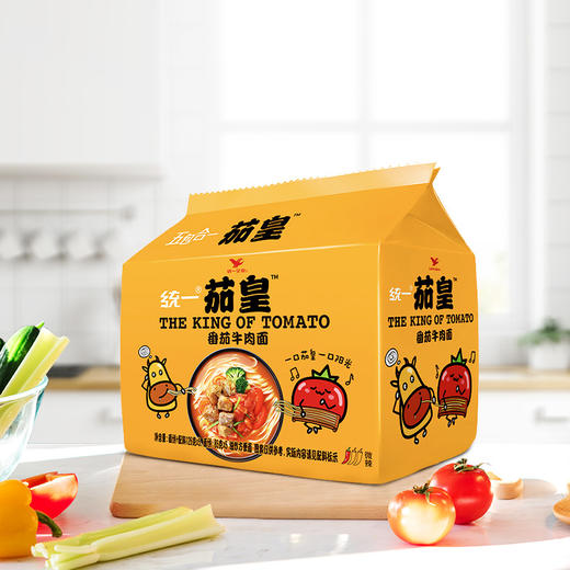 统一茄皇番茄牛肉面126*5袋 商品图2