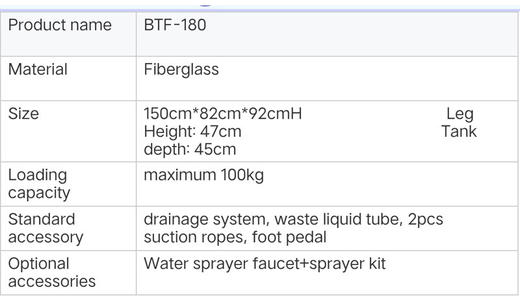 宠物洗澡浴缸BTF-180 美国出口订购款 商品图1