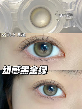 【月抛】幼感黑金·Ginomii丨14.2mm（月抛/2片装）